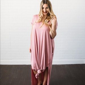 Rose maxi dress